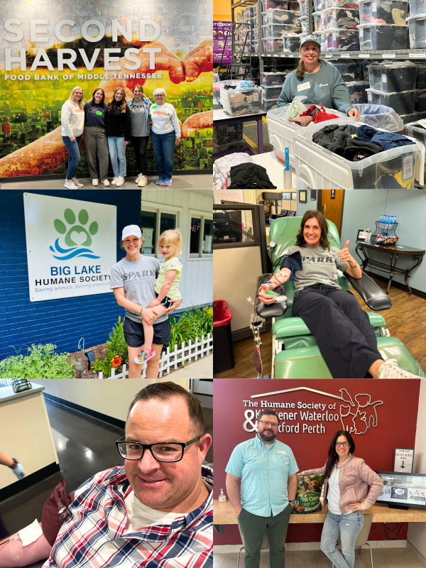 Spark Day of Service Collage