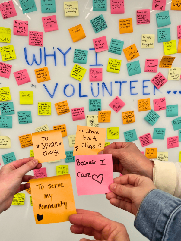 Spark Day of Service Sticky Notes